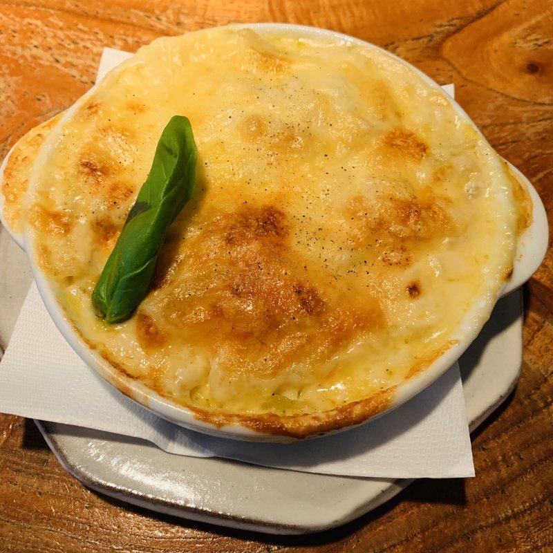 えびマカロニグラタン(Banana cafe)