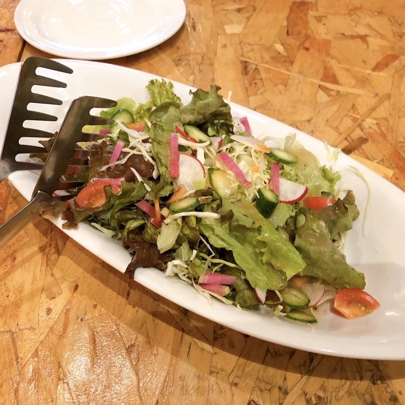 糸島野菜のサラダ(春吉バル Rio)