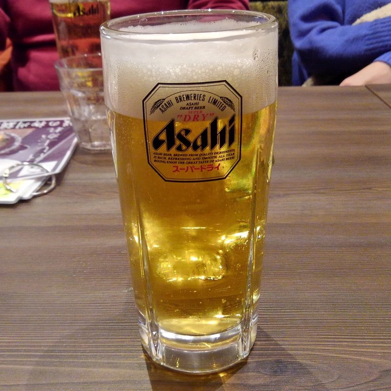 生ビール(名古屋名物 名古屋丸八食堂 豊田店)