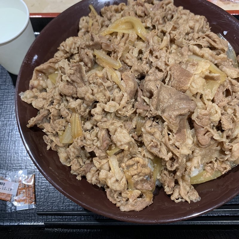 キング牛丼(すき家 幕張店 （すきや）)