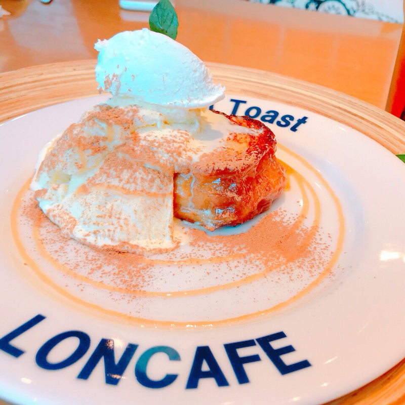 キャラメルシナモンのフレンチトースト(LONCAFE 鎌倉小町通り店)