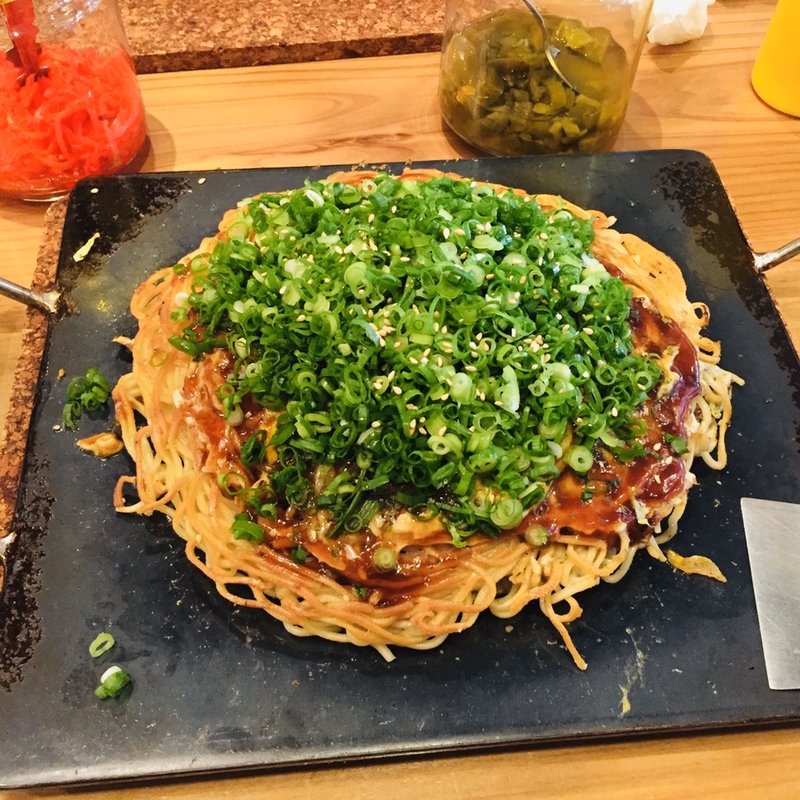 肉玉そば　ネギ　イカ天(壱　)