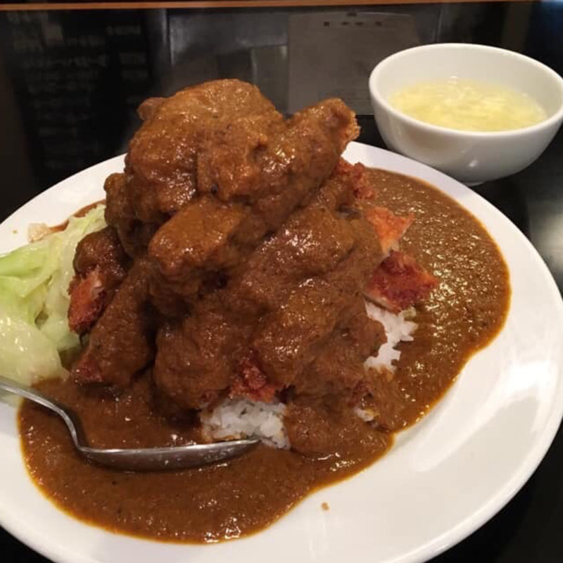 マウンテンチキンカツカレー(富士山食堂)