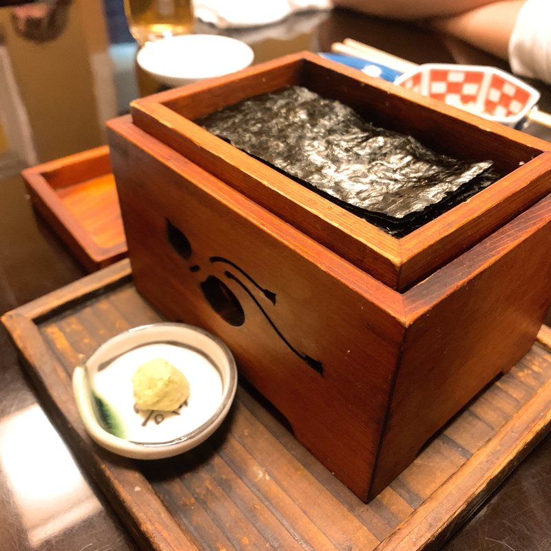 焼き海苔(江戸蕎麦手打處あさだ 浅草橋)