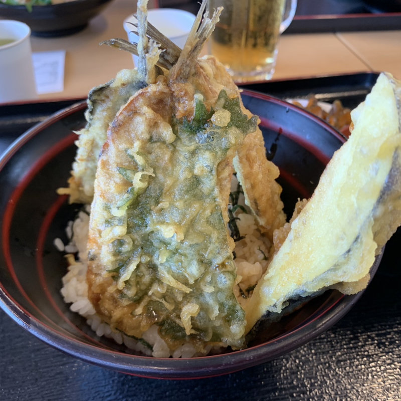 鰯の天丼(海の駅九十九里 )