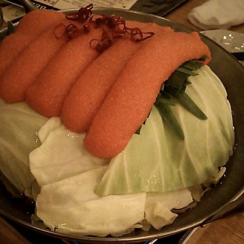 明太もつ鍋(もつ道 上野の森さくらテラス店)