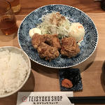 北海道 知床鶏の唐揚げ定食