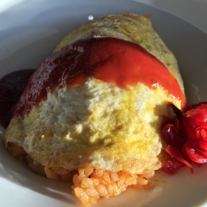 オムライス(ガーデンホテルはやし喫茶部)