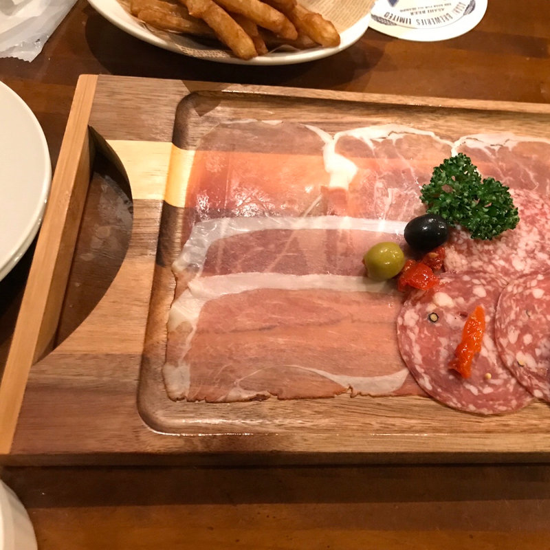  生ハム＆サラミの盛り合わせ(アサヒスーパードライ 新宿店 )