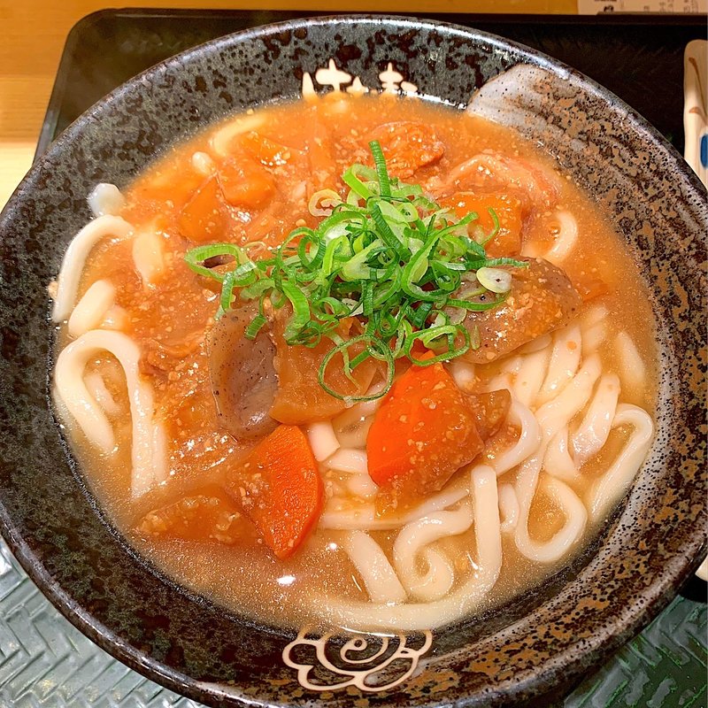 豚汁うどん(はなまるうどん 赤坂一ツ木通り店)