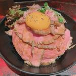 ローストビーフ丼(レッドロック 原宿店)