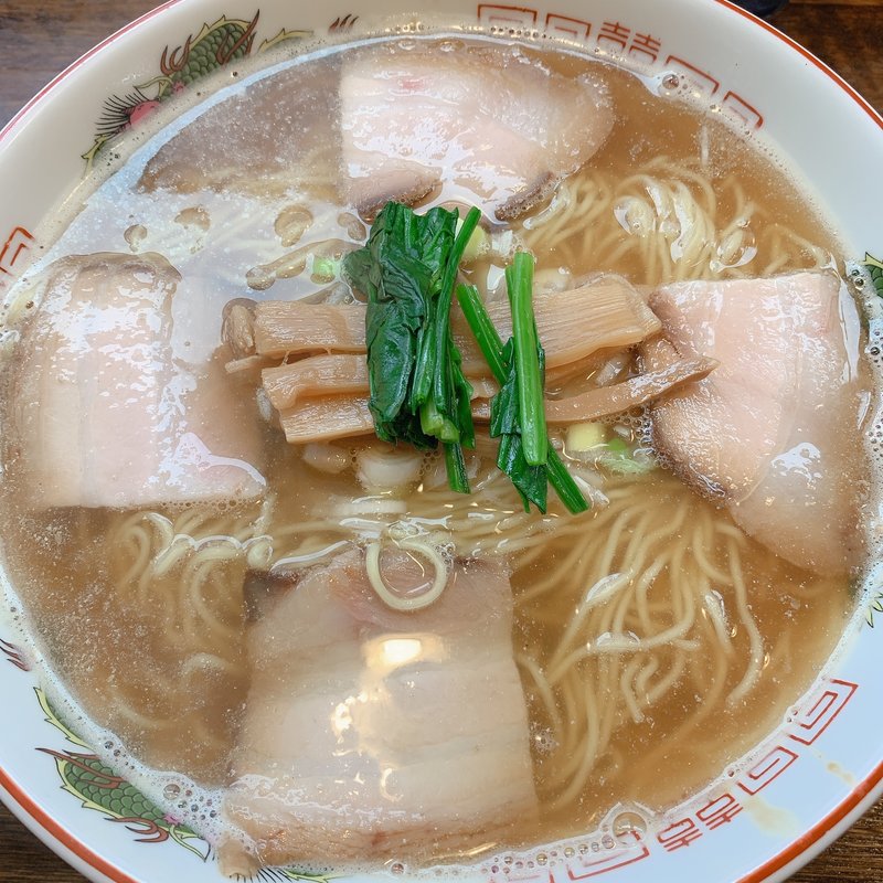 焼き干しと鯛の中華そば(秋刀魚煮干しそば　高倉)