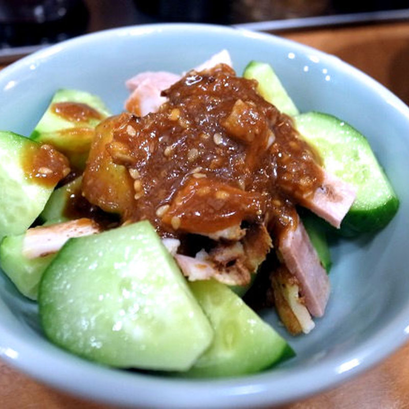 肉みそキュー(大番ラーメン 下赤塚)
