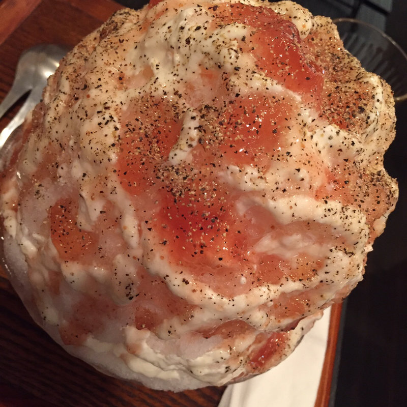 いちじくチーズはちみつ(かき氷Ryan )