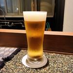 生ビール(饂飩酒場もちこし)