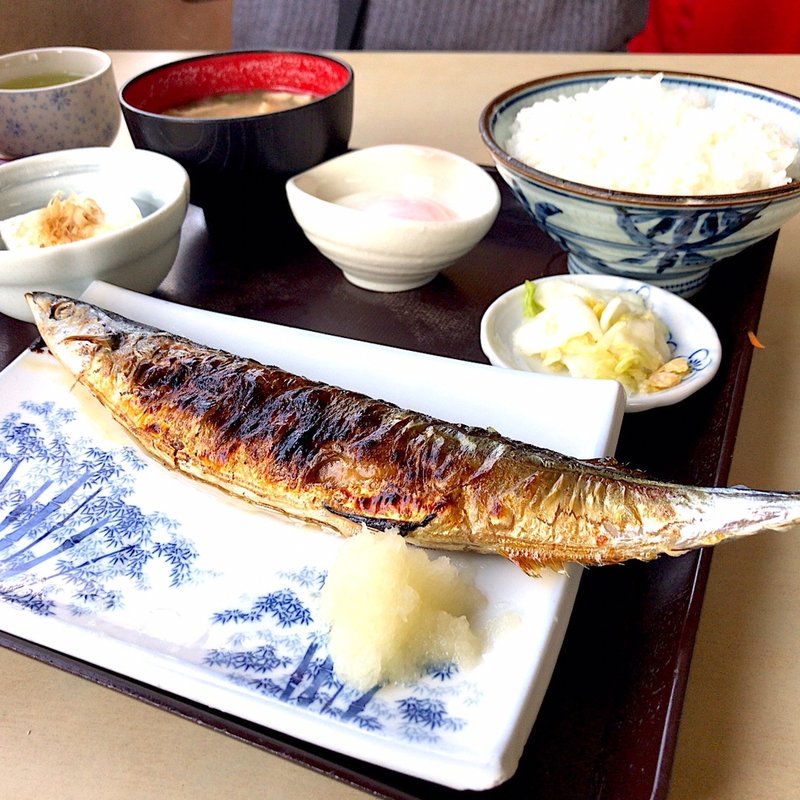 さんま焼定食(ドライブインサザエ )