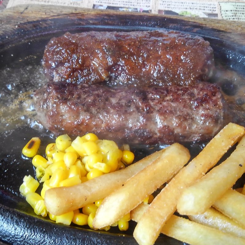 ハンバーグ(ステーキハウス ブロンコビリー北綾瀬店)