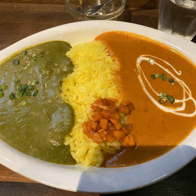 ダブルカレーライスセット(Sita 八丁堀)