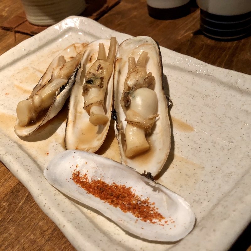 あげまき貝のバター焼き(博多磯ぎよし 下川端店)