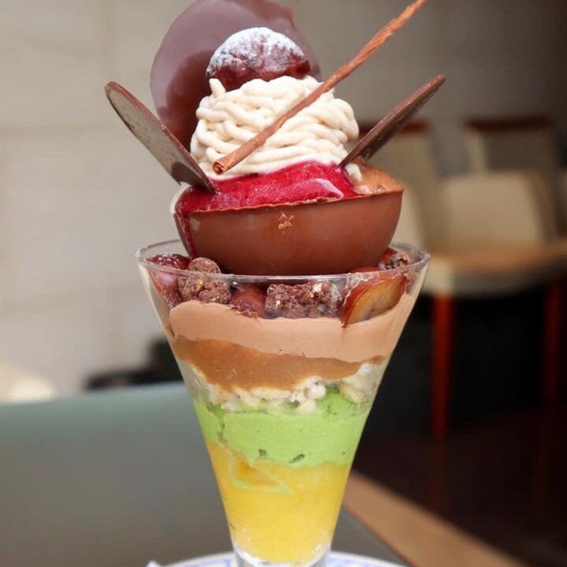 マロンmeetsペアリング(ショコラティエ パレ ド オール 松屋銀座店)