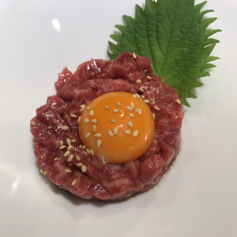 黒毛和牛ユッケ(肉匠上野)