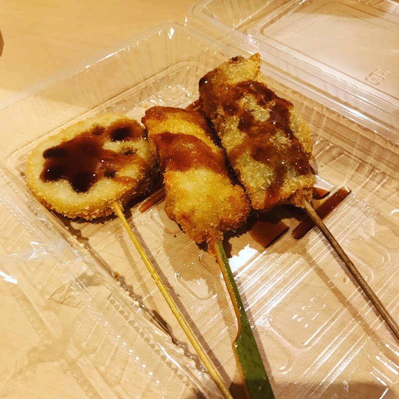 串カツ3本セット(串カツ田中 アリオ亀有店)