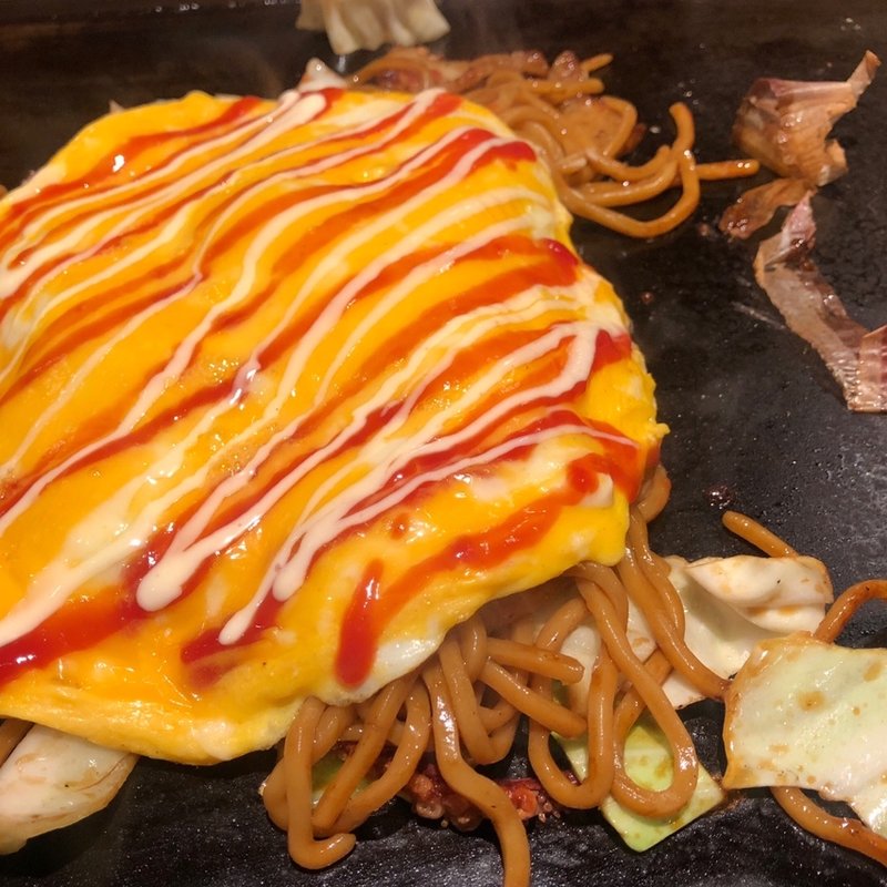 オムそば(お好み焼き 鶴橋風月 京都ヨドバシ店 )