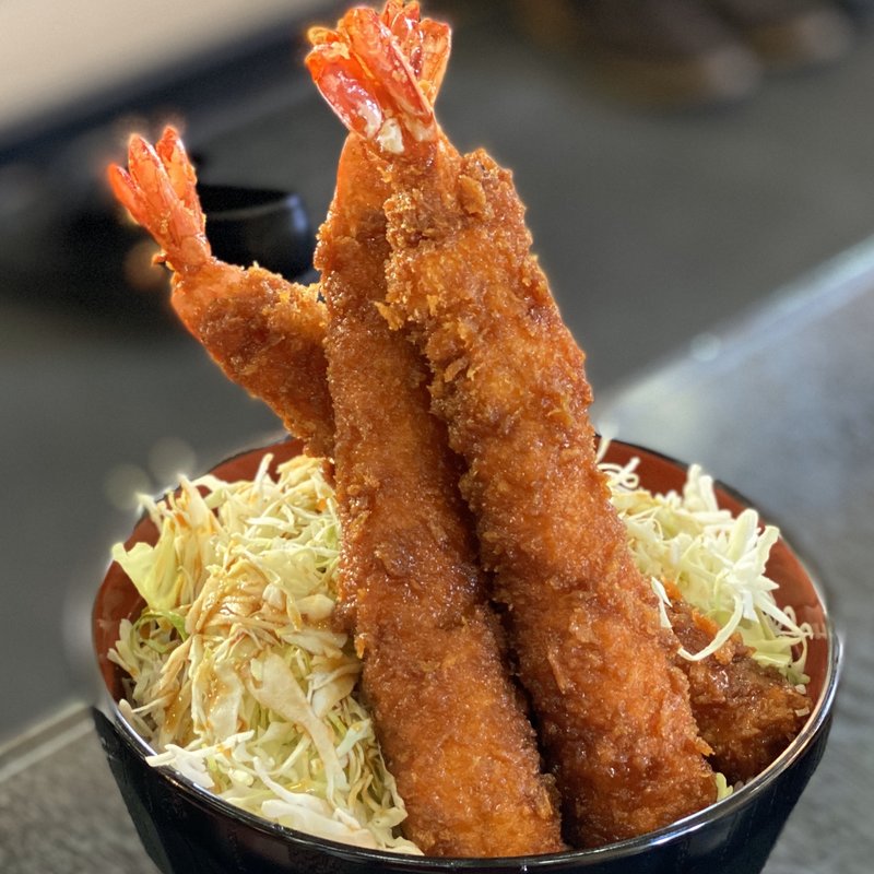 エビ丼(明治亭 駒ヶ根本店 （めいじてい）)