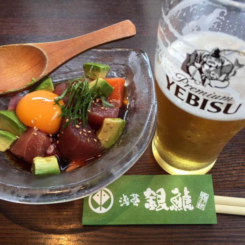 アボカドとマグロユッケ(浅草 銀鯱 たぬき通り店)