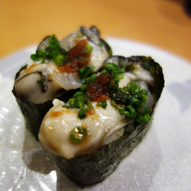 かき軍艦(市場ずし 魚辰)