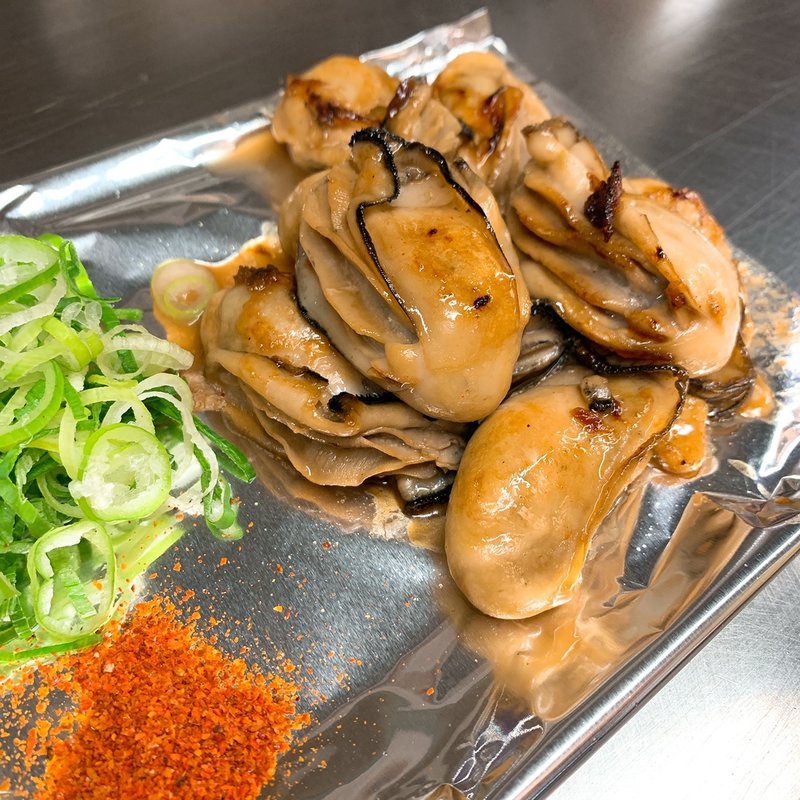 カキの鉄板焼(BOSS （ボス）)