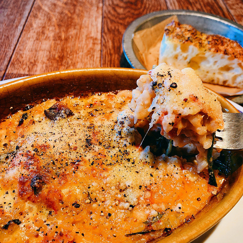 富山県産寒ブリのトマトクリームリゾット(イタリア料理 Ore beate (オーレベアーテ))