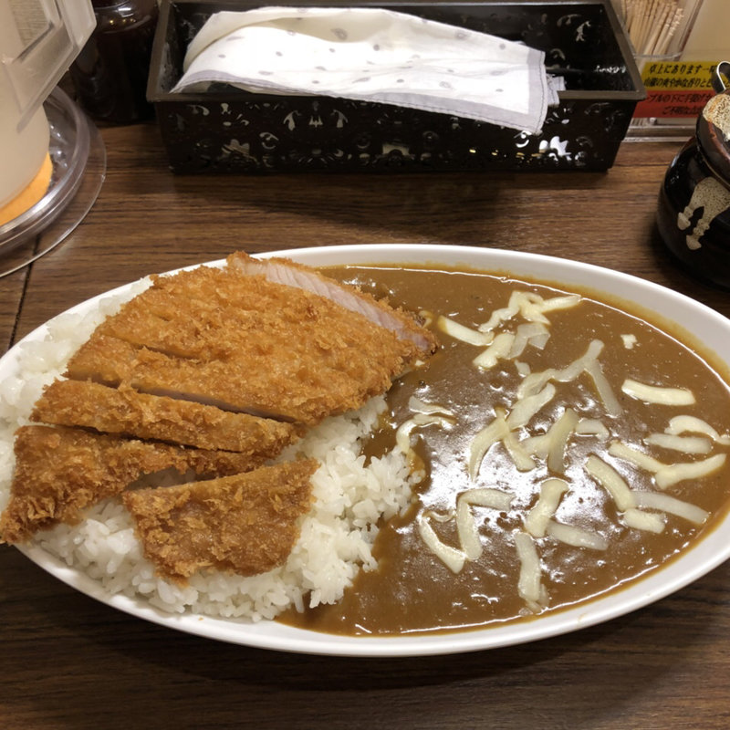 ロースカツチキンカツカレー(アマカレー)