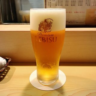 生ビール(すし宗達)