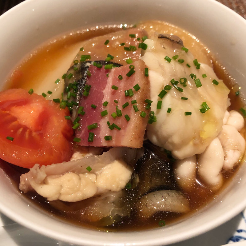 トラフグと白子のポトフ(au deco )