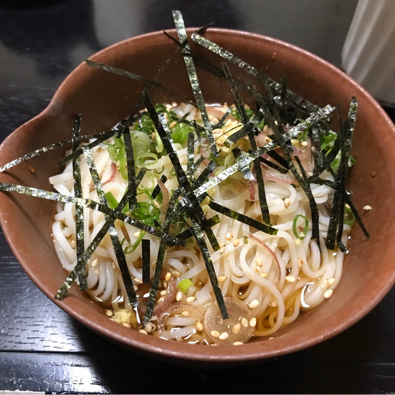 〆のそうめん(大こう)