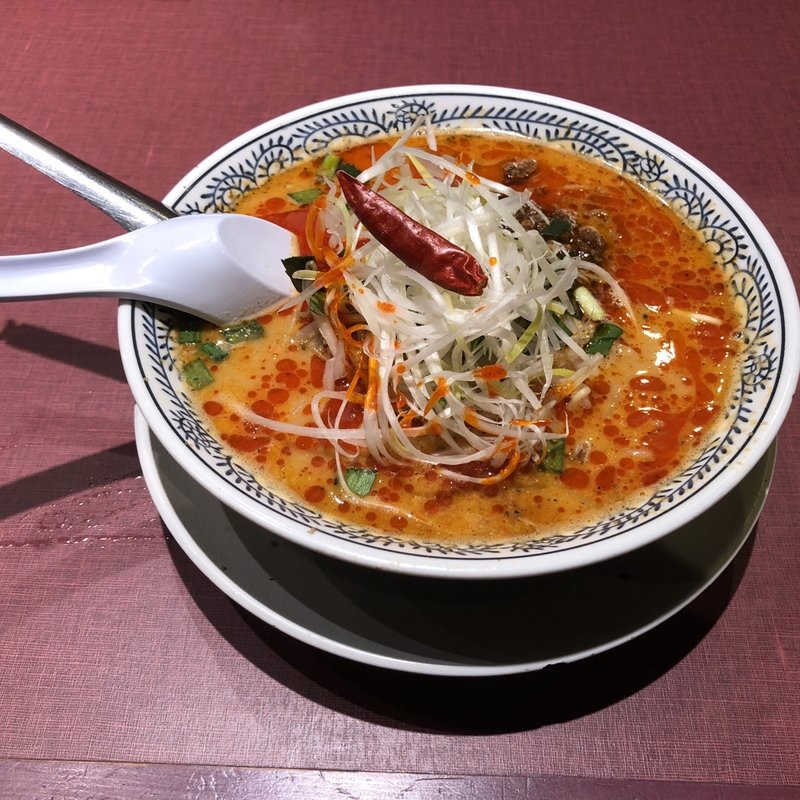 麻辣坦々麺(丸源ラーメン 寝屋川店)