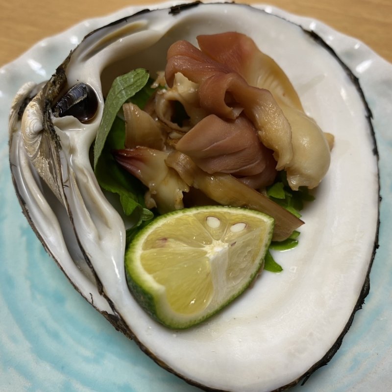 ホッキ貝の醤油焼き(住の江 )
