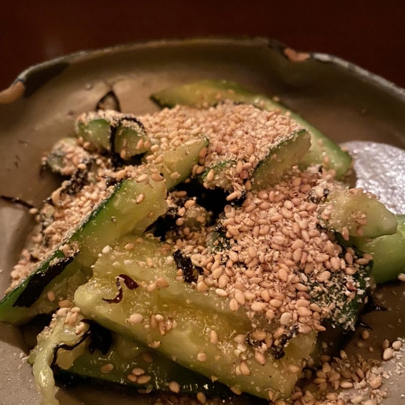 胡瓜の塩昆布和え(ナイス)