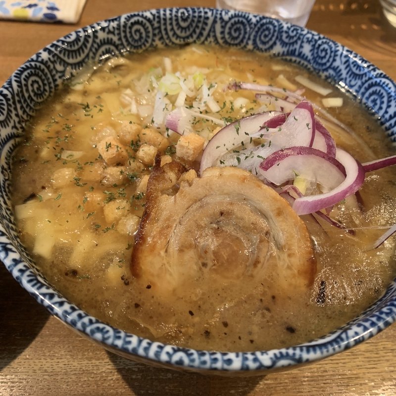 期間限定オニオングラタンそば(爆龍 （ハゼリュウ）)