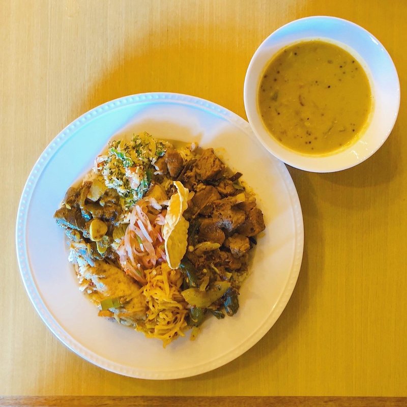 スリランカプレート ダブル(KING LION スリランカレストラン＆バー)