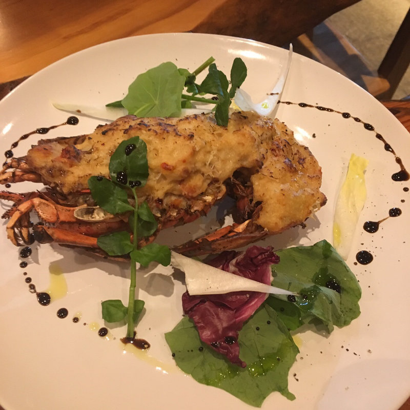 オマールエビと里芋のグラタン(トラットリア ガタキージ)