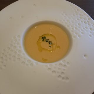 安納芋のスープ(本日のスープ)(カフェ＆ダイニング ゼルコヴァ （ZelkovA）)