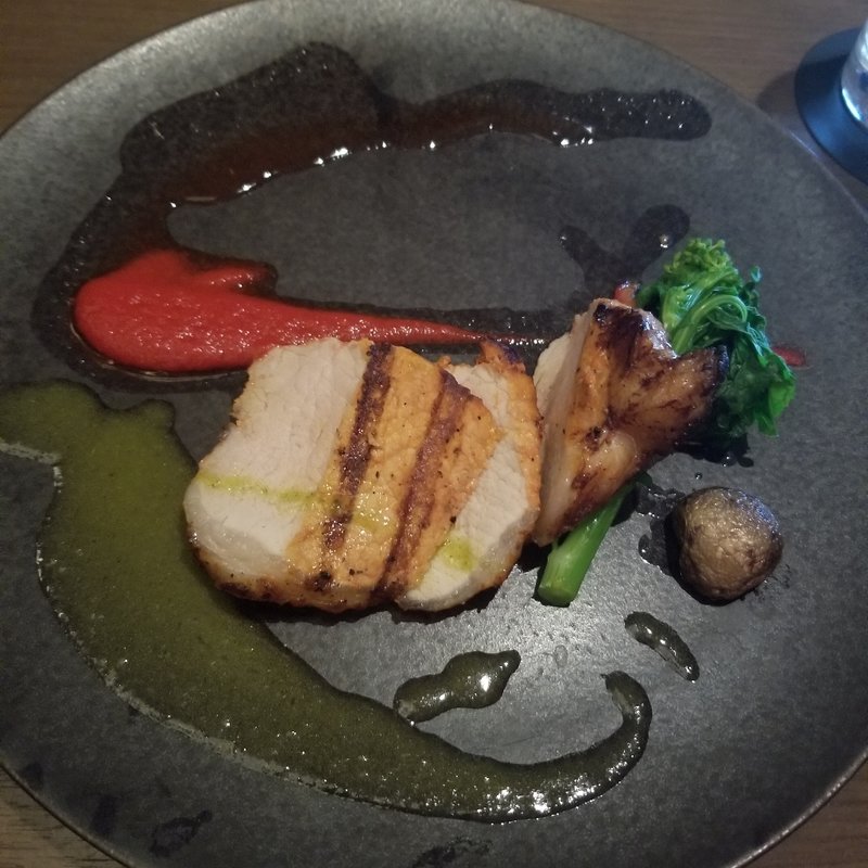 フランス産BBCポークのジキーログレモラータソース(カフェ＆ダイニング ゼルコヴァ)