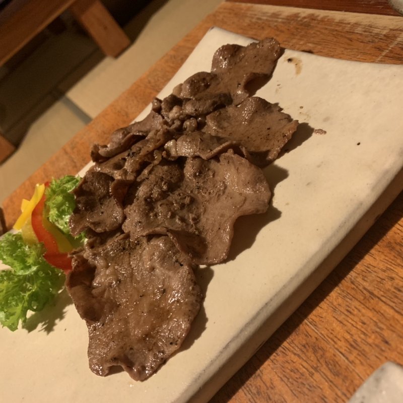 牛タン焼き(自然薯料理 筥崎とろろ 本店)