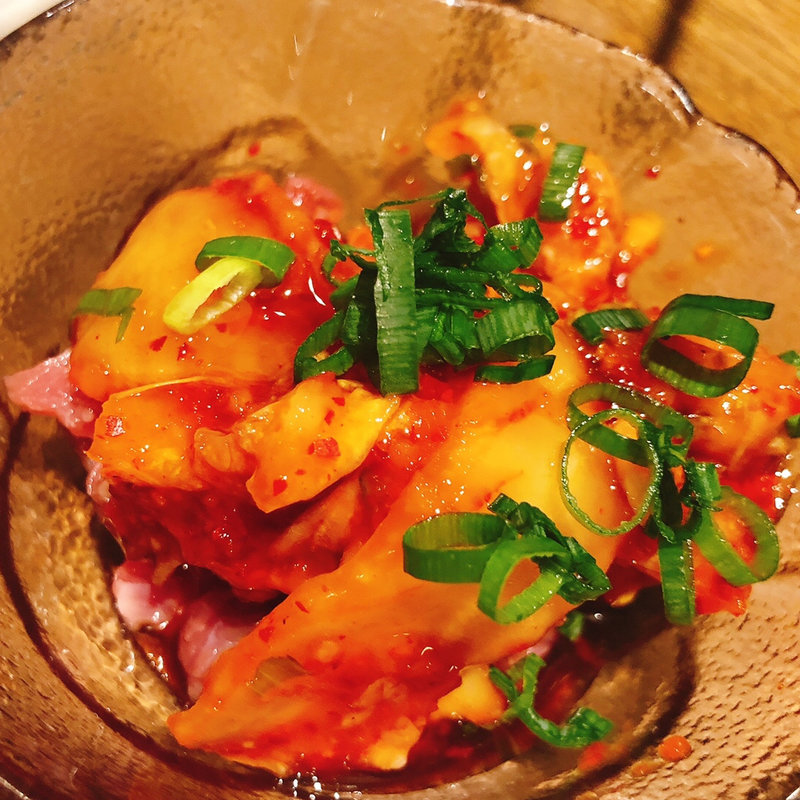 生肉キムチ(歌舞伎町スシンジュク)