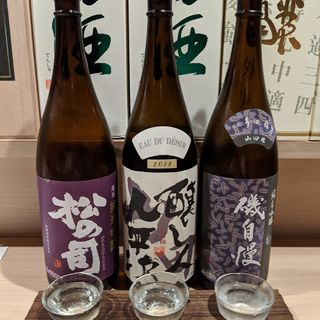 厳選日本酒三種　本日の飲み比べ(團斗)