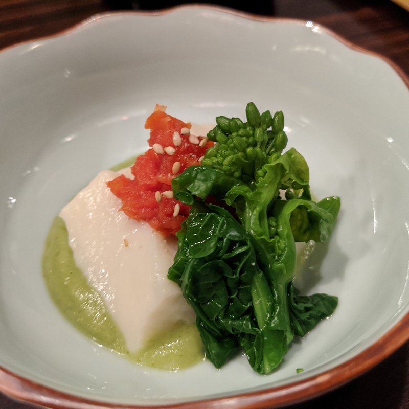 お通し(熟成刺身と旨い酒 ひとしお)