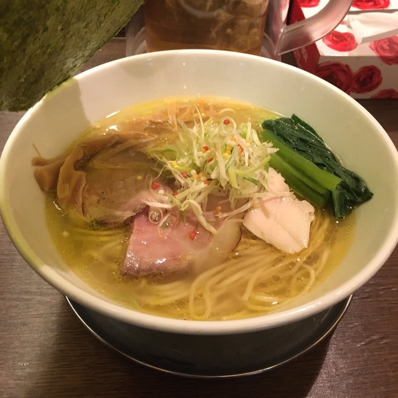 塩ラーメン(フスマにかけろ 中崎壱丁 （麩）)
