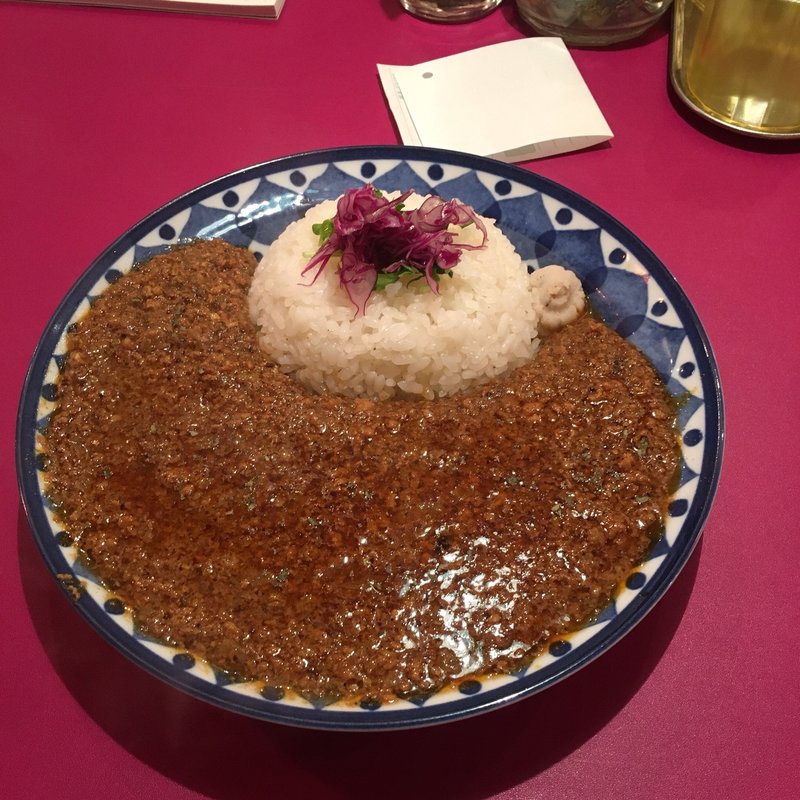 鰹出汁キーマ(スパイスサロン バビルの塔)